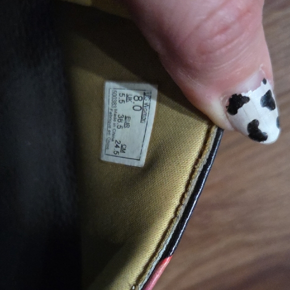 Vans Flame Black Slide Sandals Size 8 - Picture 4 of 6